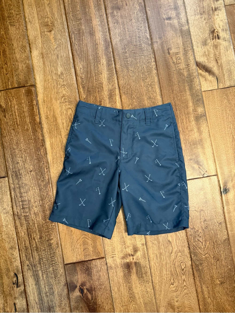 Under Armour Grey Golf Print boys Shorts